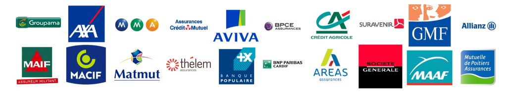 logos assurances mobile Allianz Aviva maaf bnp axa lcl cic ca groupama direct assurance crédit mutuel macif gmf europ assistance maif matmut mma april